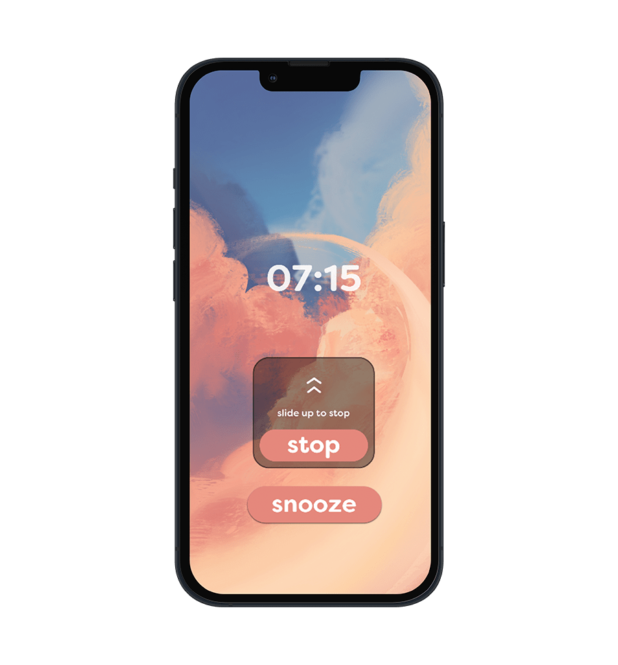 Sleepwave Smart Alarm & Sleep Tracker - Morning screen