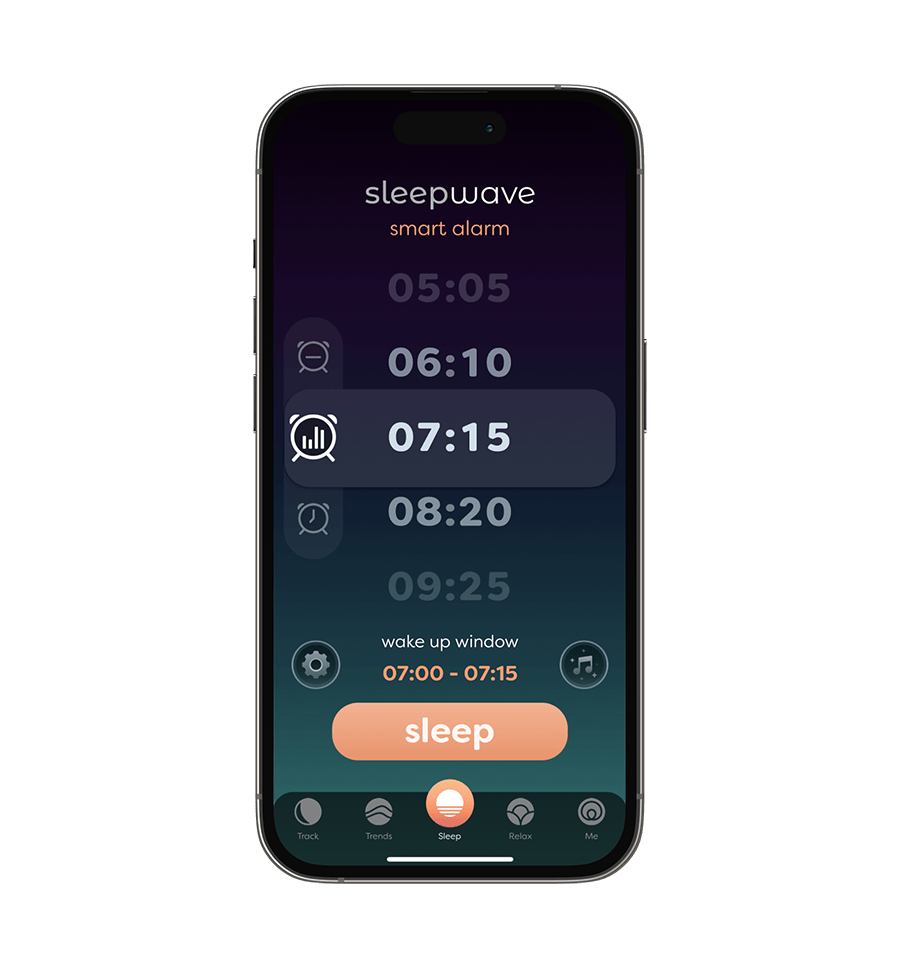 Smart Alarm & Sleep Tracker - Sleep screen